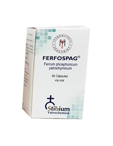 Ferfospag Ferrum Phosphoricum 60 Cápsulas  Heliosar