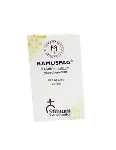 Kamuspag Kalium Muriaticum 60 Cápsulas  Heliosar