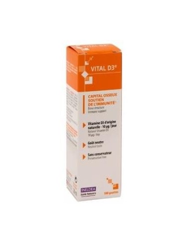 Pediakid Vitamina D3 20 Mililitros Ineldea