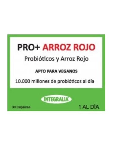 Pro+ Arroz Rojo 30Cap. de Integralia