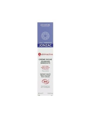 Sublimactive Crema Rica Antiedad 40 Mililitros Bio Jonzac Eco-Bio