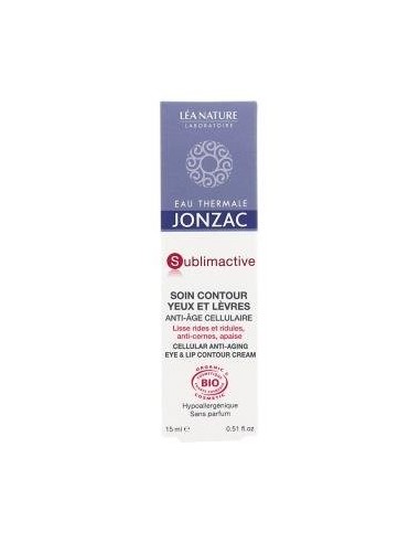 Sublimactive Contorno De Ojos Y Labios 15 Mililitros Bio Jonzac Eco-Bio