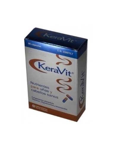 Keravit Cabello Y Uñas 90 Cápsulas  Keravit