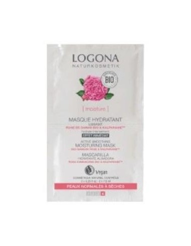 Mascarilla Hidratante Rosas 10S Sobres de Logona