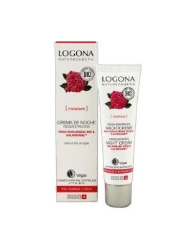 Crema Noche Regeneradora Rosas 30Ml. de Logona