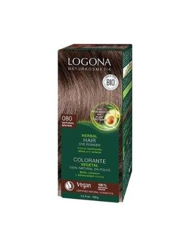 Colorante Vegetal Castaño Dorado 080 100Gr. de Logona