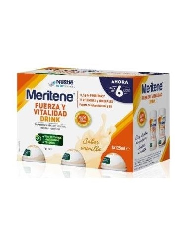 Meritene Drink Vainilla 6Botellas Meritene