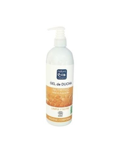 Gel De Ducha Nutritivo Miel-Avena 740 Mililitros Bio Naturabio Cosmetics