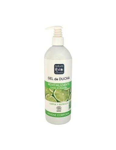 Gel De Ducha Revitalizante Limon-Aloe 740 Mililitros Bio Naturabio Cosmetics