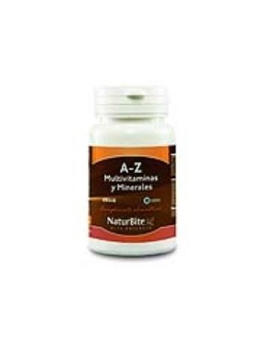 A-Z Multivitaminas Y Minerales 60 tabletas  de Naturbite