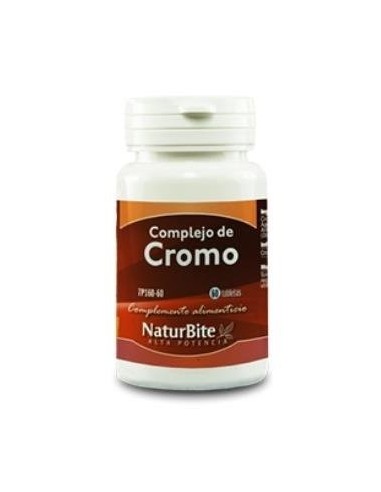 Complejo De Cromo 200Mcg.Cr Gtf 60 Comprimidos de Naturbite