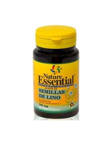 Aceite de semilla de lino 500 mg. 50 perlas