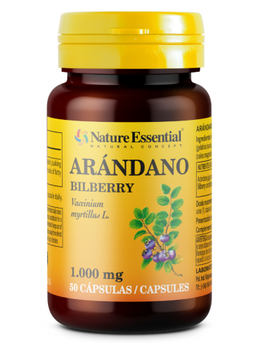 Arandano 1000 mg. 50 capsulas de Nature Essential