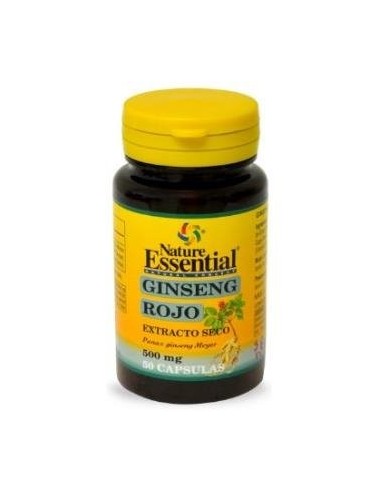 Ginseng rojo 500 mg. (ext. seco) 50 capsulas