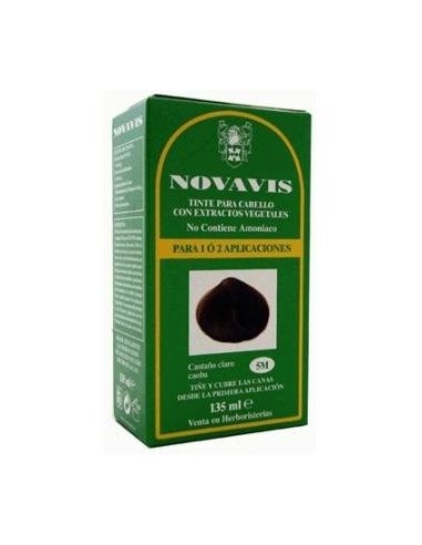 Tinte Novavis 5M Castaño Claro Caoba 120Ml. de Novavis