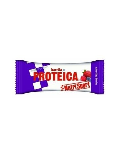 Barrita Proteica Red-Berries 24Unid. de Nutrisport