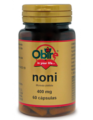 Noni 400 mg. 60 capsulas de Obire