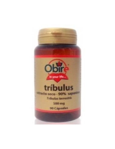 Tribulus 500 mg. (90% saponinas) 90 capsulas de Obire