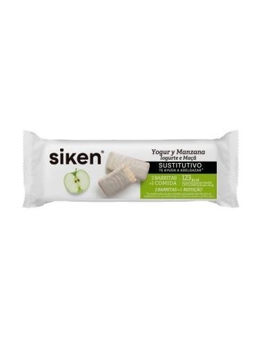 Siken Sustitutive Barrita Yogurt-Manzana Caja 12Ud de Siken