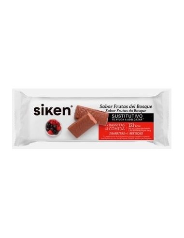 Siken Sustitutive Barrita Frutos Rojos Caja 12Ud. de Siken