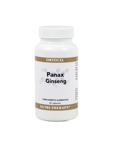 Panax Ginseng 60 Cápsulas  Ortocel Nutri-Therapy