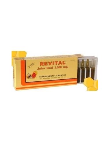 Revital Jalea Real 1000Miligramos 20 Ampollas Pharma Otc