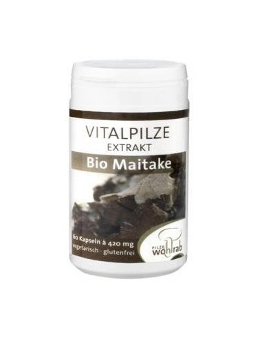 Maitake Bio 60 Cápsulas  Pilze Wolhrab