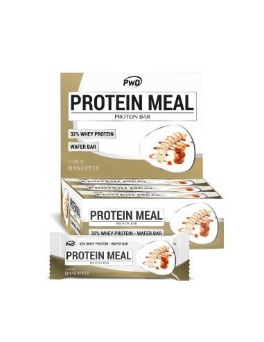 Protein Meal Barritas Banofee 12Uds. Pwd Nutrition