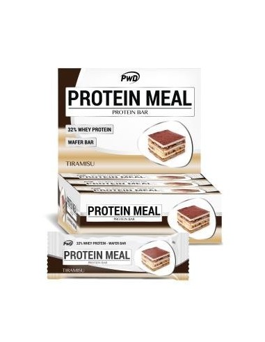 Protein Meal Barritas Tiramisu 12Uds. Pwd Nutrition