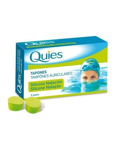 Tapones Natacion Silicona Adultos 6 Unidades Quies Quies