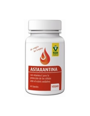 Alga Astaxantina 60 Cápsulas  Sg Vegan Raab Vitalfood