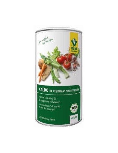 Caldo De Verduras Sin Levadura Bote 350 Gramos Bio Sg Raab Vitalfood