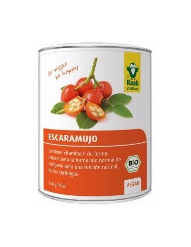 Escaramujo Polvo 150 Gramos Bio Sg Vegan Raab Vitalfood