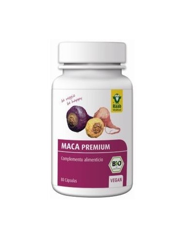 Maca 80 Cápsulas  Bio Sg Vegan Raab Vitalfood