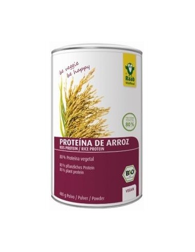 Proteina De Arroz Natural 400 Gramos Bio Sg Vegan Raab Vitalfood