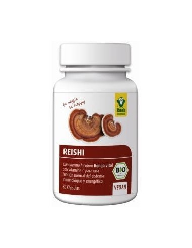 Reishi 80 Cápsulas  Bio Sg Vegan Raab Vitalfood