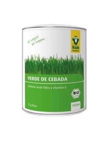 Verde De Cebada Polvo 75 Gramos Bio Sg Vegan Raab Vitalfood