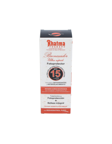 Bronceador Ultra Rapido Spf 15 100 Mililitros Rhatma