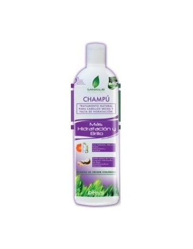 Champu Hidratacion Y Brillo Cabello Seco 500 Mililitros Sanasur