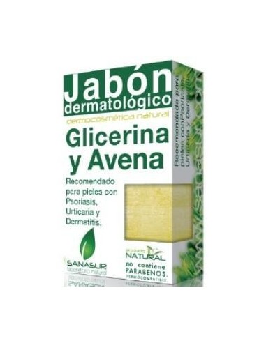 Jabon Glicerina Avena 100 Gramos Sanasur