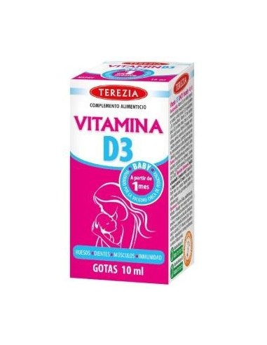 Vitamina D3 Gotas 10 Mililitros Terezia