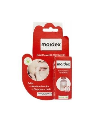 Mordex-X Esmalte Amargo Transparente 9 Mililitros Urgo