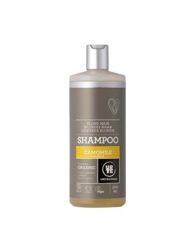 Champu Manzanilla Cabello Claro 500 Mililitros Eco Vegan Urtekram