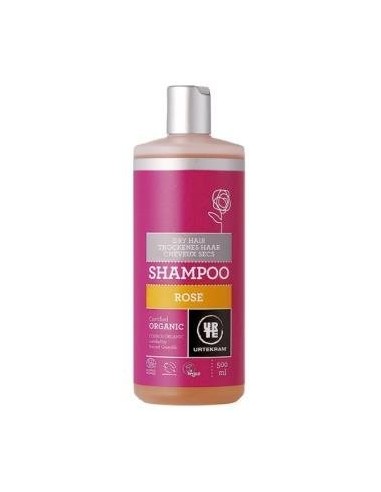 Champu Rosas Cabello Seco 500 Mililitros Eco Vegan Urtekram