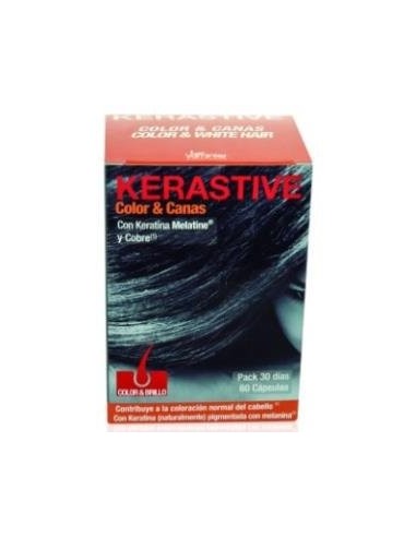 Kerastive Color Melatine 60 Cápsulas  Vaminter