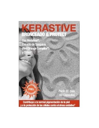 Kerastive Bronceado Y Protect 60 Cápsulas  Vaminter