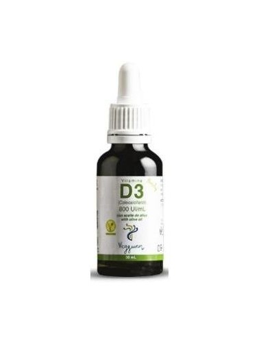 Vitamina D3 Family Líquida, 30 Ml, Pipeta Graduada Veggunn