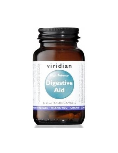 Ayuda Digestiva Alta Potencia 30 Cápsulas Veg. Viridian