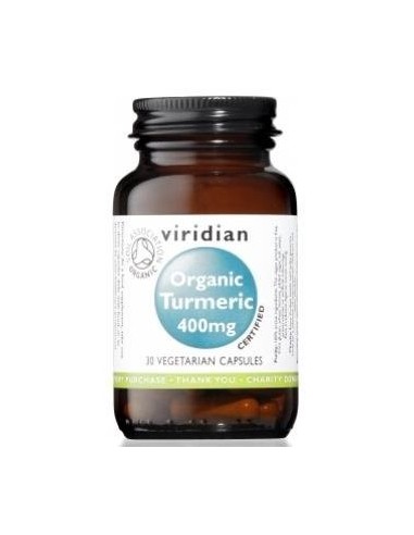 Curcuma 400Miligramos 30 Cápsulas Veg. Bio Viridian