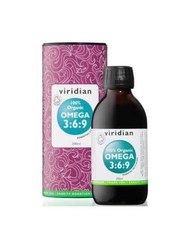 Aceite Omega 3-6-9 200 Mililitros Vegano Viridian